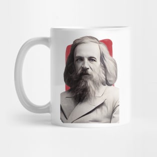 Russian Chemist Dmitri Mendeleev illustration Mug